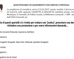 Licata, un questionario di gradimento dei servizi comunali: risposte in forma anonima