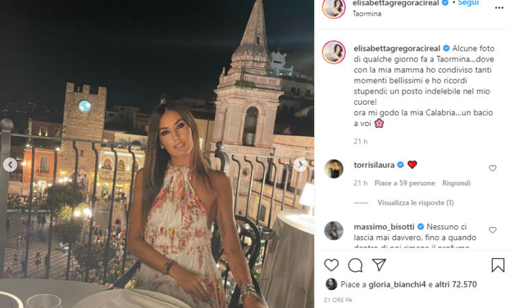 Elisabetta Gregoraci, vacanze in Sicilia con il figlio, guarda le foto