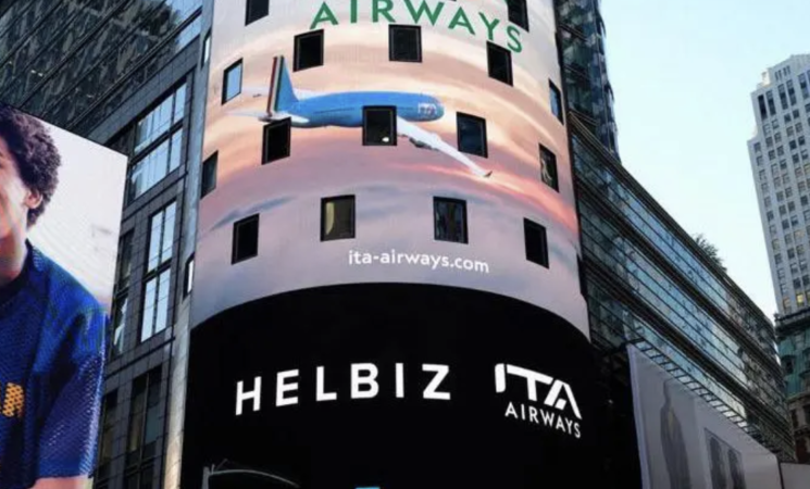 Da Nasdaq e Helbiz il benvenuto a Ita Airways per primo volo a New York