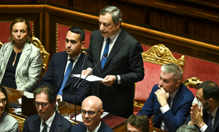 Draghi al Senato, segui la DIRETTA