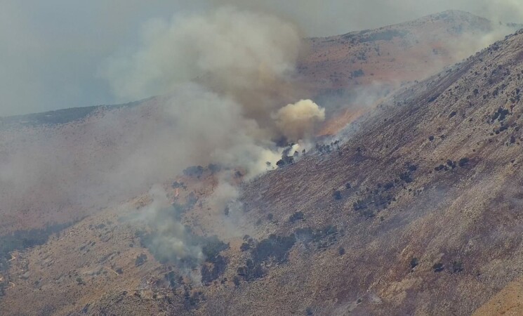 Incendio devasta monte Sparagio, le fiamme raggiungono la vetta