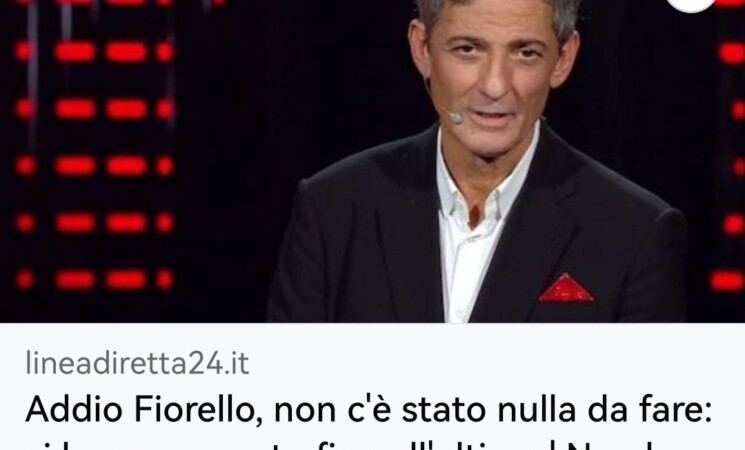 Fake news su Fiorello: annunciata la sua morte