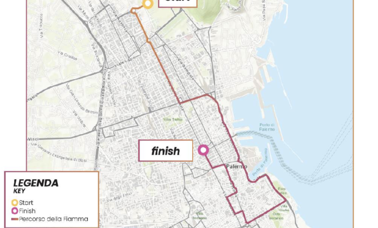 Fiamma Olimpica a Palermo: percorso, orari ed eventi per Milano Cortina 2026